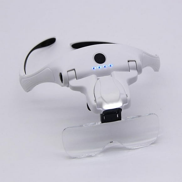 Magnifying Glasses with 2 LED Magnifying Magnifying Glasses Adjustable Headband for Work