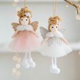 thumbnail image 5 of 1 PCS Angel Doll Pendants Christmas Hanging Angel Doll Xmas Tree Hanging Pendant for Xmas Tree Fireplace Window Door Decor, 5 of 5