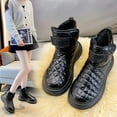 thumbnail image 2 of Cyiecw Women's Winter Warm Snow Boots, Waterproof Mid Calf Boots Outdoor Anti-slip Height Increase Shoes Warm Comfortable Winter Shoes, 2 of 8