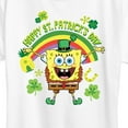 thumbnail image 3 of SpongeBob SquarePants - Spongebob Happy St Patricks Day - Women's Short Sleeve Graphic T-Shirt, 3 of 6