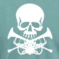 thumbnail image 3 of CafePress - Skull With Trumpets Men's Comfort Colors® T Shirt - Mens Comfort Colors Shirt, 3 of 5