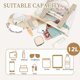 thumbnail image 5 of Bolsa de mano Fammart transparente, grande, impermeable, resistente a la arena, 30 x 14 x 29 cm, 5 of 8