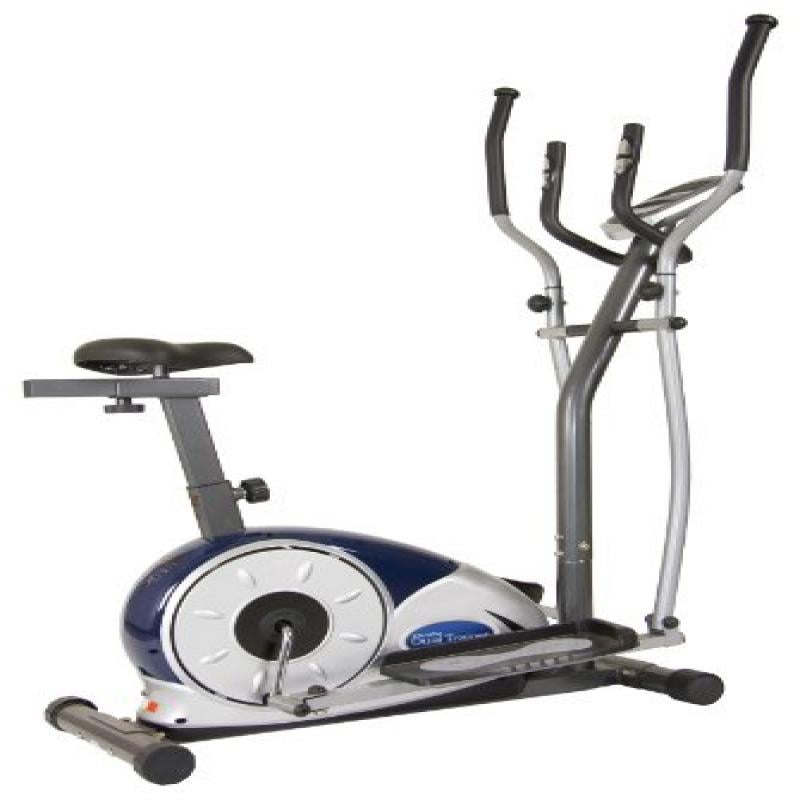 Body Champ 2 in 1 Cardio Dual Trainer Elliptical Workout and Upright