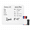 White-12"x8" 2PC, variant on Magnetic Whiteboard 12"x8" 2PC White Use for Fridge Grocery List Menu Planner