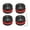 Black, Bright Red, variant on Uxcell 4Pcs Aluminium Potentiometer Knobs, Volume Audio Control Knobs White, Silver