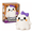 A13, variant on Jumbo Ghost Squishy Toy, Halloween Themed Purple Bow Ghost Figure, Soft Squishy Fidget Gift for Kids & Teens