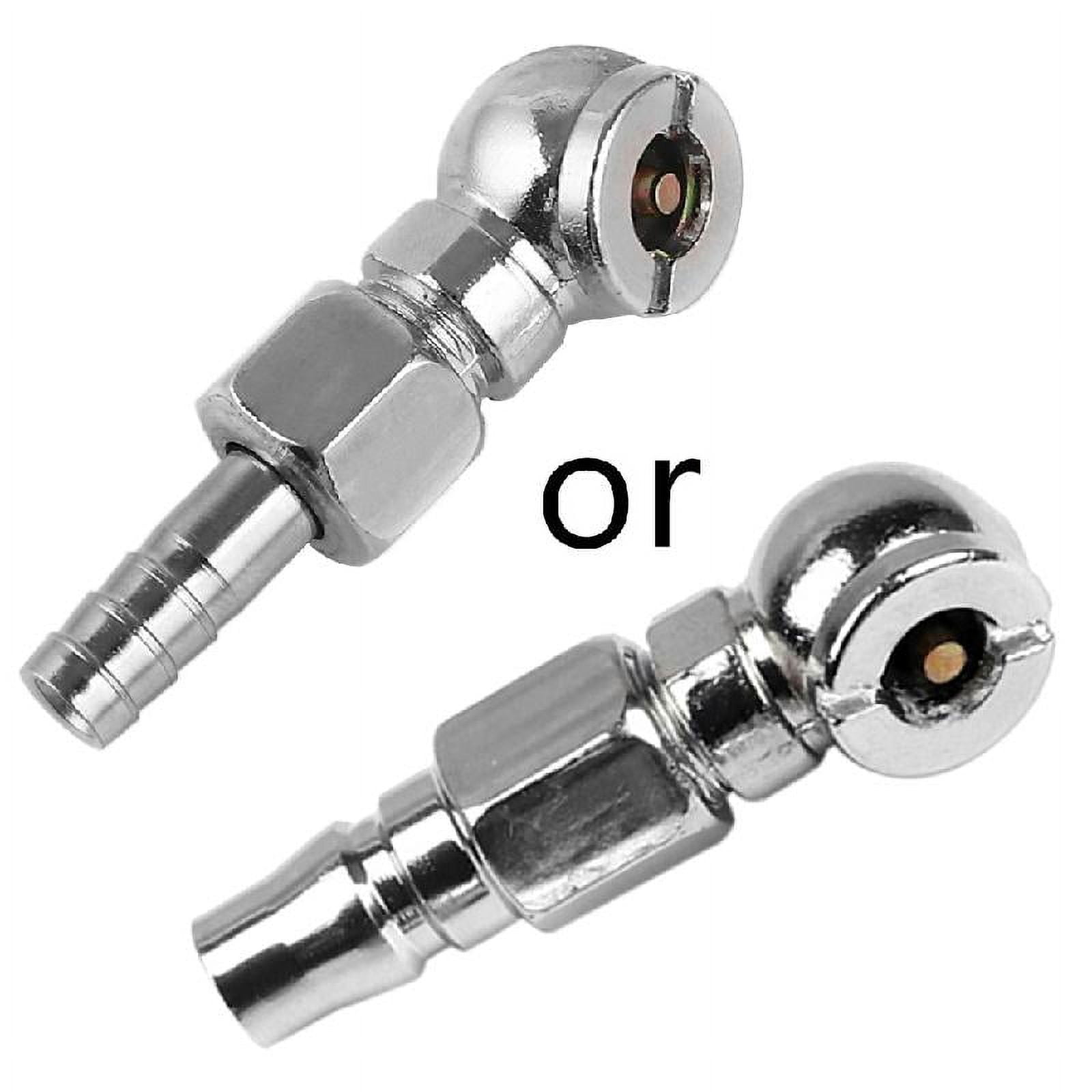 3 Pack 1/4" Schrader Valve Adapters - DOT Approved, Push-to-Connect For Air Line Tubing, Semi Truck Air Suspension