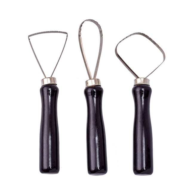 Toystoory 3 unids/set escultura raspador tallado lodo cerámica cerámica arcilla recorte Big Loop Tool Kit Suministros de cerámica y alfarería