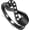 Black-NO.6, variant on Infinity Mini Ring Hold Loved Ones Ashes Crystal Cremation Urn Ring for Women Finger Ring Memorial Jewelry