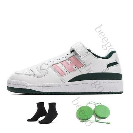 

with box Forum 84 Low Bad Bunny Casual Shoes White Gum Bright Blue Black Orbit Grey Green Pink True Orange Strap Taupe Oxide Cinder Designer Sneakers Women Mens Trainer