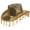 gold, variant on Western Cowboy Hat, Sequined Star Tassel Cowboy Hat, Wide Brim Western Bling Headgear Stylish Party Accessory for Women Theme Party Cap