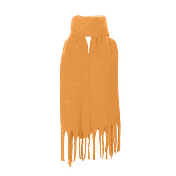 Dvkptbk Scarfs for Women Women Fashion Pashmina Shawl Wrap Cape Solid Tassel Knitting Cardigan Scarf Clothes on Clearance