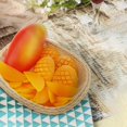 thumbnail image 3 of 20 Pack Artificial Mango Fake Plastic Mango Slices Blocks Lifelike Simulation Fruit Set Decoration for Home Kitchen Party Wedding Food Model Display, 3 of 3