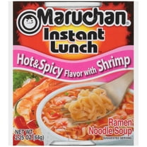 Maruchan Instant Lunch Hot & Spicy Shrimp Flavor Ramen Noodles, 2.25 oz Shelf Stable Cup