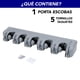 thumbnail image 5 of Organizador de escobas CHIC-FANTASY Colgante de escobas 5 Soportes antideslizantes ajustables y 6 ganchos, 5 of 10