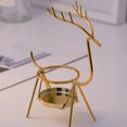 thumbnail image 2 of WYBXZ Iron Fawn Candle Holders Candle Cup, Christmas Romantic Candlelight Dinner Props, Dining Table Home Desktop Decoration Ornaments Decorative Candlestick Holders, 2 of 8