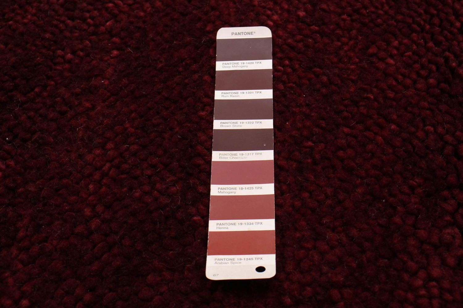 Tapis ECARPETGALLERY Sienna Dark Rouge 5'0" x 7'10"