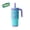 Teal Butterflies, variant on Reduce Chiller Kids 18oz Handled Tumbler with Spill-Proof Straw & Handle. Insulated Stainless Steel, Speed Race