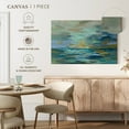 thumbnail image 5 of Elephant Stock Pastel Blue Sea Wall Art - Horizontal Canvas Wall Art - Living Room Wall Decor - Abstract Canvas - Blue And Yellow Decor By Silvia Vassileva - 39" x 26", 5 of 8
