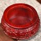 thumbnail image 2 of Solid wood red treasure basin ornament, wooden incense burner, home decoration for attracting wealth in the living room, a handicraft for opening a business., 2 of 4
