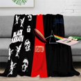 thumbnail image 1 of Keep Warm Blanket Heavy Metal Patterns Flannel Fleece Blankets 3D Printed Throw Blanket Soft Microfiber Flannel Fleece Blanket For Child AdultsSXCD-565, 1 of 4