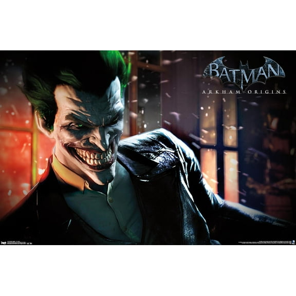 DC Comics Video Game Arkham Origins - The Joker Wall Poster, 22.375" x 34"