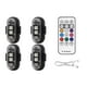 thumbnail image 1 of 4PCS Wireless LED Strobe Lights with Remote Control, 8 Colors USB Charing Waterproof Emergency Warning Lights, 1 of 5