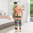 thumbnail image 6 of FORMRS Mens Pajama Pants with Pockets Cotton Sleepwear Lounge Bottoms Sizes S-2XL, Artistic Desert Pattern, 6 of 7