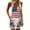 Blue-1, variant on Women 4th of July Outfits American Flag Overall Dress with Pockets Plus Size Independence Day Patriotic Short Romper Jumpsuit