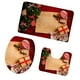thumbnail image 4 of Alfombra de baño de Navidad de 3 piezas Alfombras de baño de ducha suave Alfombras de baño Cubierta de la tapa de la Sunnimix Alfombra, 4 of 6