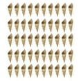 thumbnail image 1 of Cateissary 50 piezas de conos para envolver dulces, boda, ceremonia, fiesta, banquete, bolsa de regalo portátil, soporte de papel de embalaje, manualidades Artesanía Negro Cateissary HA083519-02, 1 of 6