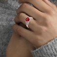 thumbnail image 4 of YYKihy Women Ring Colorful Zircon Wedding Jewelry Rings Size Alloy 6-10 Gift Finger, 4 of 4