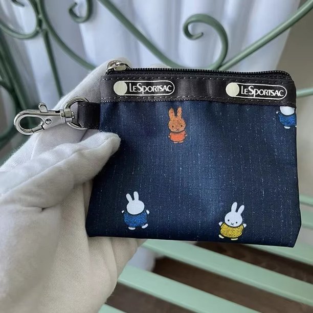 Bolsa Mymelody de 11x10cm con dibujos animados Kuromi Hello Kitty Girl, bolsa colgante impermeable, accesorio para llaves y monedas, bolsa para tarjetas