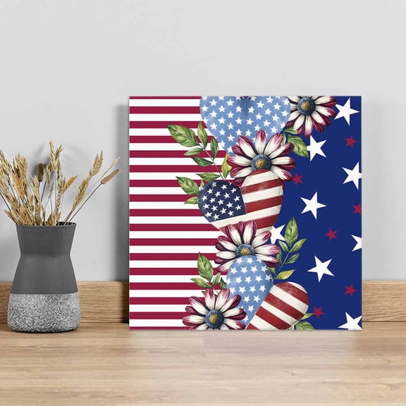 Wall Art Painting on Canvas, Canvas Art Home Prints Wall Art Framed Modern Artwork for Living Room Bedroom Wall Decor 12x12in