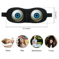 thumbnail image 3 of Eye Sleep Mask Funny Blindfold for Women Men Kid, Upgraded 3D Contoured 100% Blackout Sleeping Mask with Adjustable Strap, Soft Night Blindfold Eye Shades for Travel Naps Shift Works Games, 3 of 7