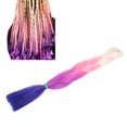 thumbnail image 4 of Extensiones de cabello trenzado Ombre Trenzado Cabello Kanekalon Jumbo Trenzas Cabello Extensiones de cabello sintético para trenzado torcido Blanco Rosa Púrpura Azul oscuro ANGGREK Otros, 4 of 8