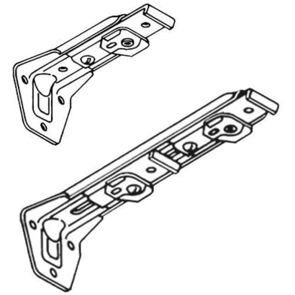 Kirsch Superfine Traverse Rod Center Supports Double Small