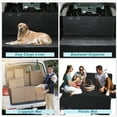thumbnail image 6 of Unique Bargains Dog Car Seat Cover for Back Seat Waterproof Pet Hammock Anti-Scratch Non-Slip Design for Car SUV Black, 6 of 7