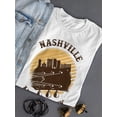 thumbnail image 3 of Nashville Music City T-Shirt Women -Smartprints Designs, Female 5X-Large, 3 of 4