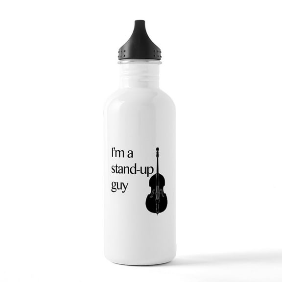 CafePress - Double Bass Water Bottle - Stainless Steel Water Bottle, Sports Bottle, 1.0L