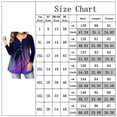 thumbnail image 2 of Askfv Womens Tie-Dye Henley Tops V Neck T-Shirts Button up Tunic Casual Flowy Pleats Long Sleeve Blouses, 2 of 3