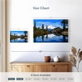 thumbnail image 4 of Elephant Stock Mount Shasta Heart Lake Wall Art - Horizontal Canvas Wall Art - Living Room Wall Decor - Nature Canvas - Blue And Green Decor - 24" x 16", 4 of 8