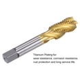 thumbnail image 4 of Unique Bargains M20 x 2.5 High Speed Steel Machine 4 Spiral Flutes Thread Tap Titanium Plated, 4 of 6