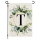 thumbnail image 1 of Letter A-Z Floral Garden Flag 12x18 Inch Double Sided Outside, Family Last Name Initial Yard Outdoor Decoration 1 Pcs, 1 of 8