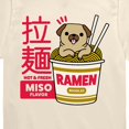 thumbnail image 2 of Instant Message - Ramen Pug Short Sleeve Graphic T-Shirt, 2 of 5