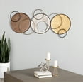 Stratton Home Decor Modern Knoxville Metal Multicolor Centerpiece Wall