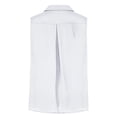 thumbnail image 7 of Neewe Men's Hawaiian Sleeveless Linen Button Up Shirt Turndown Collar Beach Shirt Tank Top Basic Solid Shirt Vest-White XL, 7 of 7