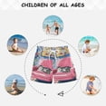 thumbnail image 6 of FORMRS Boys Swim Trunks Quick Dry Mesh Liner Boardshorts Sizes XS-XL, Art Cat, 6 of 7