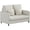 Beige, variant on Mid-Century Modern Loveseat for Small Spaces - Wood Frame Couch with No-Tool Assembly, Beige