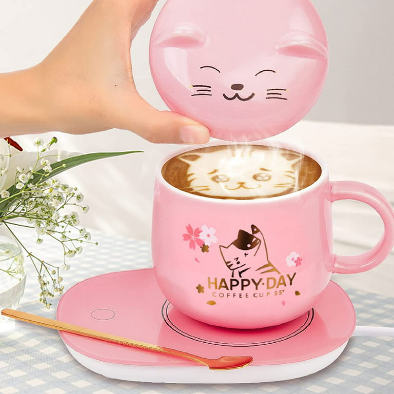 Coffee Cup Warmer for Desk: Coffee Mug Warmer Auto Shut Off & Temperature  Settings - Smart Electric Coffee Warmer for Coffee Tea Milk and Cocoa